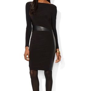 NEW LAUREN RALPH LAUREN Size 12 Dress Black $159